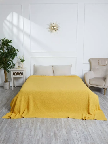 Плед 200х220 на кровать диван покрывало вязаный Хлопок 100 % фото 6