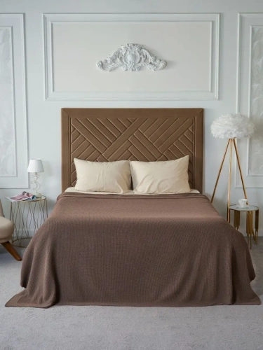 Плед 240х260 на кровать диван покрывало вязаный Хлопок 100 % фото 5