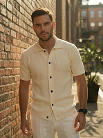 Кардиган мужской вязаный черный Old Money