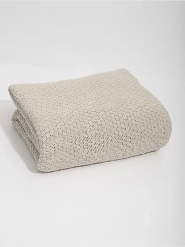 Плед 220х240 на кровать диван покрывало вязаный Хлопок 100 % фото 9