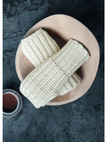 Митенки молочный теплые перчатки без пальцев y2k фото 4