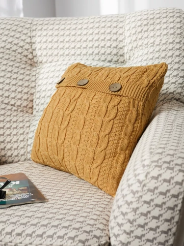 Плед 220x240 на кровать диван покрывало вязаный хлопок 100% фото 8