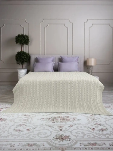 Плед 150х200 покрывало на диван кровать вязаный детский фото 3