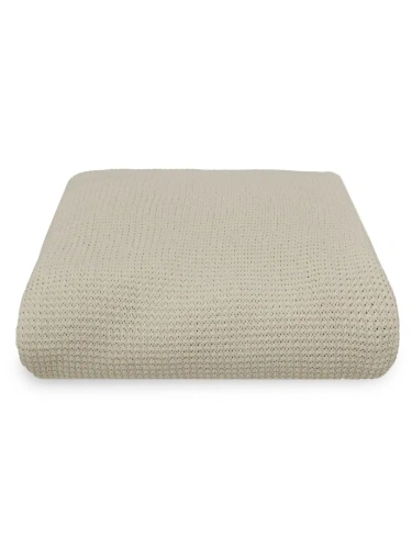 Плед 240х260 на кровать диван покрывало вязаный Хлопок 100 % фото 6