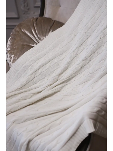 Плед 150х200 покрывало на диван кровать вязаный детский фото 5