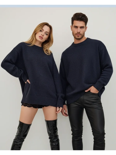 Свитер оверсайз женский и мужской теплая унисекс