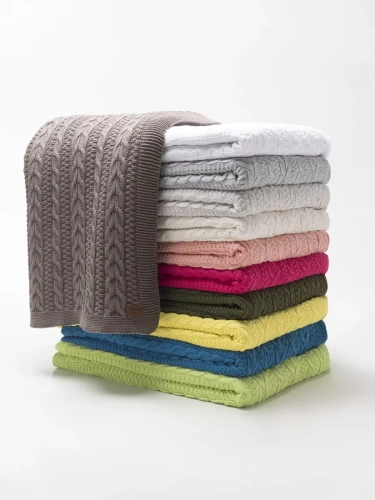 Плед 150х200 покрывало на диван кровать вязаный детский фото 6