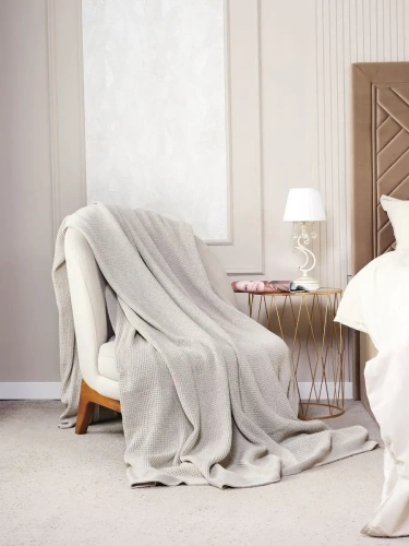 Плед 150х200 покрывало на диван кровать вязаный детский фото 3