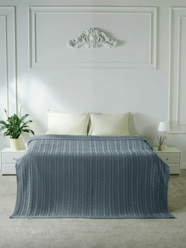 Плед 150х200 покрывало на диван кровать вязаный детский фото 5