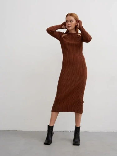 Платье вечернее праздничное офисное повседневное вязаное фото 2