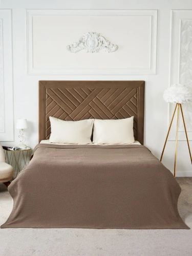 Плед 120х220 покрывало одеяло диван кровать вязаный детский фото 4