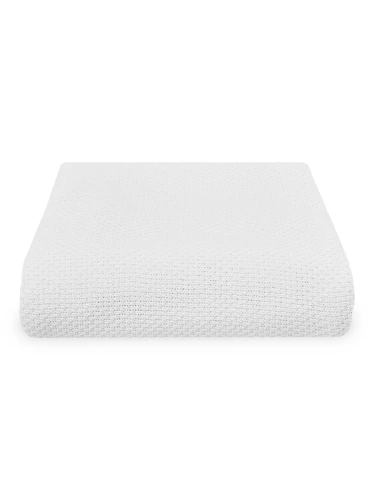 Плед 180х220 на кровать диван покрывало вязаный Хлопок 100 % фото 3