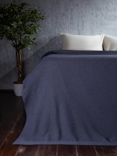 Плед 120х220 покрывало одеяло диван кровать вязаный детский фото 2