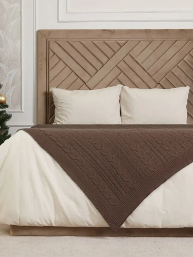 Плед 150х200 покрывало на диван кровать вязаный детский фото 3