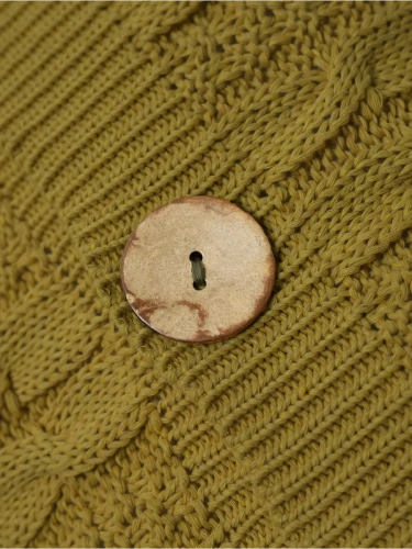 Наволочка декоративная вязаная для подушки 45 x 45 см хлопок фото 3