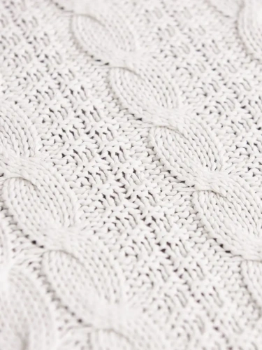 Плед 200х220 на кровать диван покрывало вязаный хлопок 100% фото 5