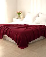 Плед 220х240 на кровать диван покрывало вязаный Хлопок 100 %