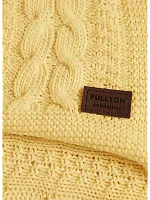 Плед 160х220 покрывало на диван кровать вязаный хлопок 100%