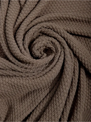 Плед 200х220 на кровать диван покрывало вязаный Хлопок 100 % фото 6