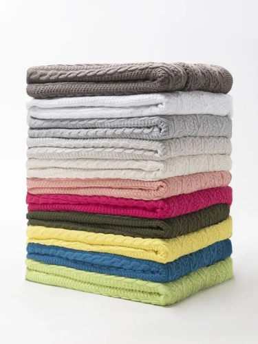 Плед 220х240 на кровать диван покрывало вязаный Хлопок 100 % фото 9