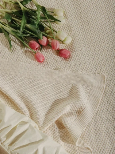 Плед 180х220 на кровать диван покрывало вязаный Хлопок 100 % фото 10