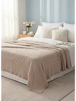 Плед 150х200 покрывало на диван кровать вязаный детский